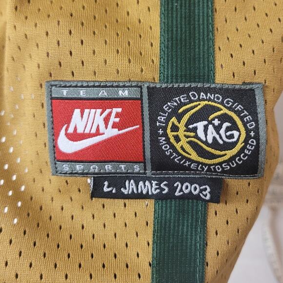 Irish Lebron James High School Basketball Jersey 23 by Nike XXL - Picture 5 of 5